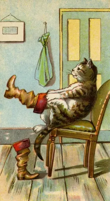Framed Print : Puss in Boots Framed Print : Puss in Boots