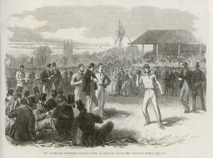 Framed Print : Putting the Shot, 1867 Framed Print : Putting the Shot, 1867