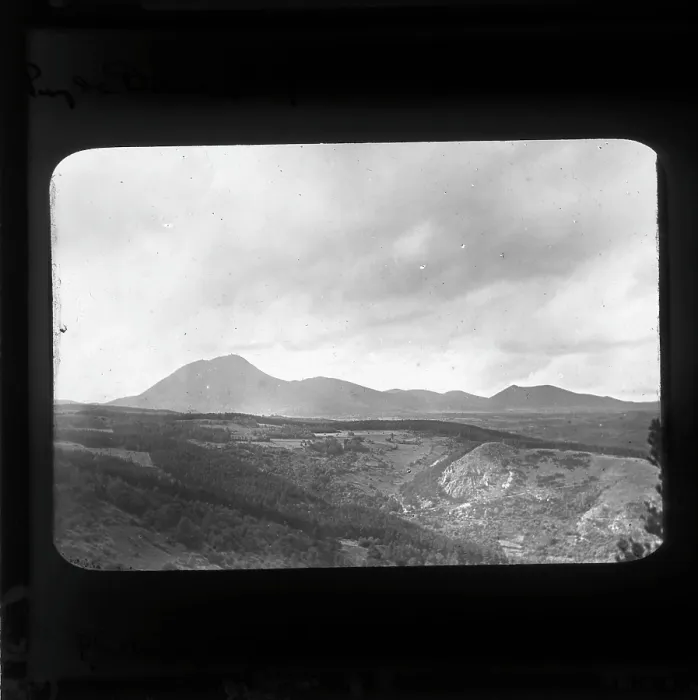 Framed Print : Puy de Dome and Puy de Parion, Auvergne Framed Print : Puy de Dome and Puy de Parion, Auvergne