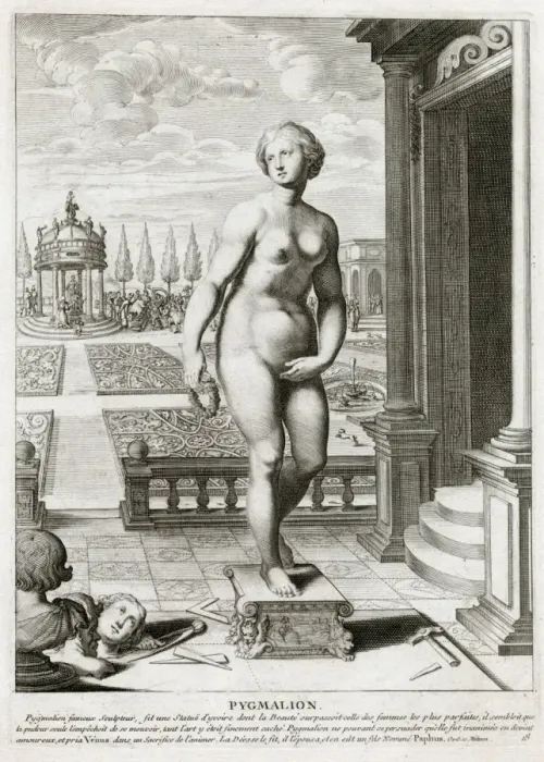 Framed Print : Pygmalion & his Statue Framed Print : Pygmalion & his Statue