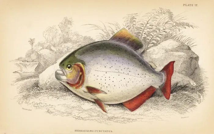 Framed Print : Pygopristis denticulata piranha Framed Print : Pygopristis denticulata piranha