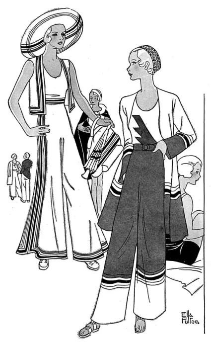 Framed Print : Pyjama suits from Gamages, 1931 Framed Print : Pyjama suits from Gamages, 1931