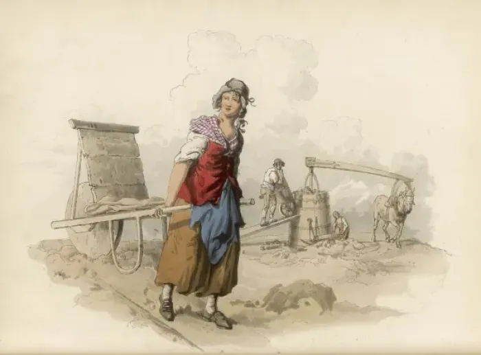 Framed Print : Pyne - Brickmaker Framed Print : Pyne - Brickmaker