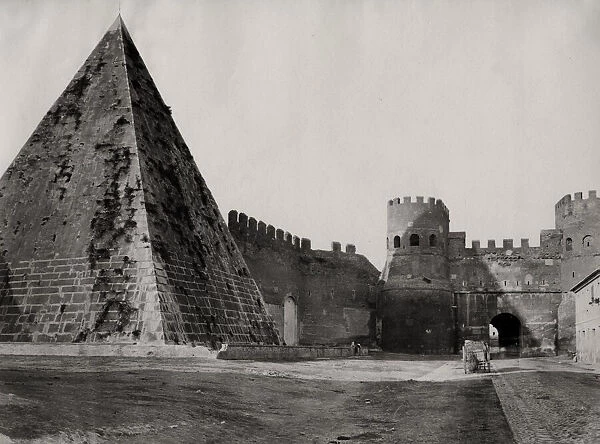 Pyramid of Caius Cestius, Rome italy