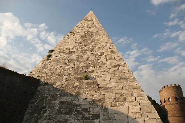 Pyramid of Cestius. Rome. Italiy