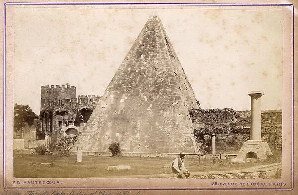 The Pyramid of Cestius, Rome, Italy