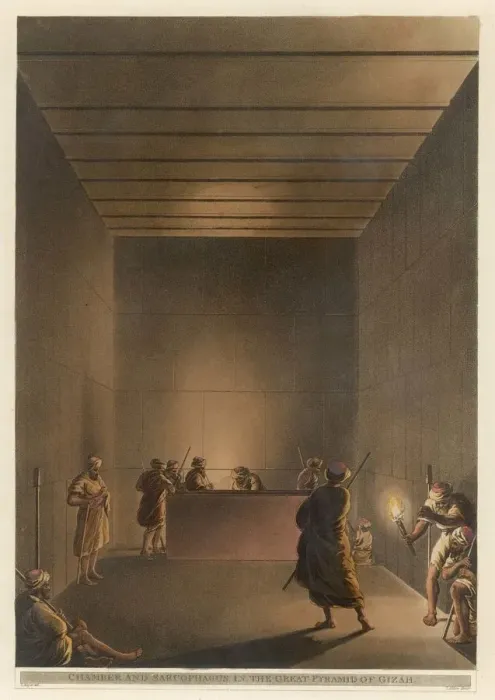 Framed Print : Pyramid interior Framed Print : Pyramid interior