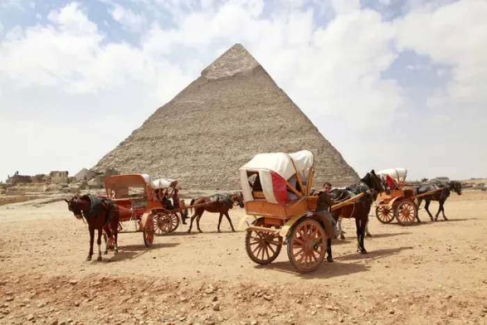 Framed Print : Pyramid of Khafre in Cairo, Egypt Framed Print : Pyramid of Khafre in Cairo, Egypt