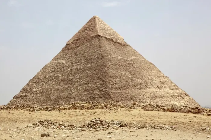 Framed Print : Pyramid of Khafre in Cairo, Egypt Framed Print : Pyramid of Khafre in Cairo, Egypt