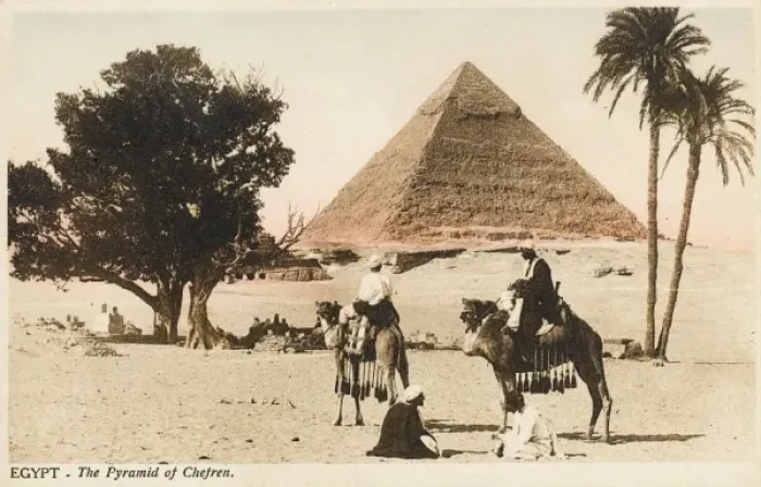 Framed Print : The Pyramid of Khafre, Cairo, Egypt Framed Print : The Pyramid of Khafre, Cairo, Egypt