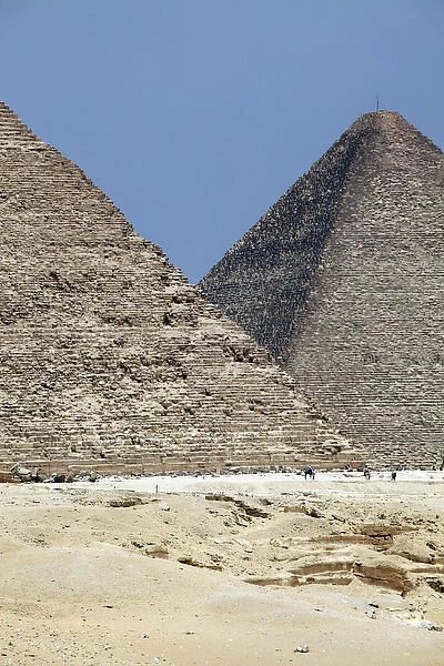 Pyramid of Khafre and Great Pyramid of Cheops, Cairo, Egypt