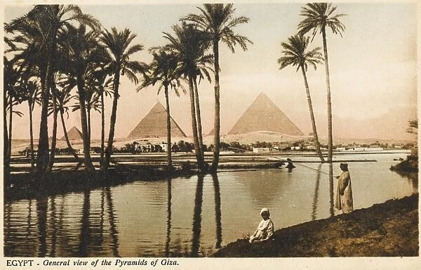 The Pyramids at Giza, Cairo, Egypt