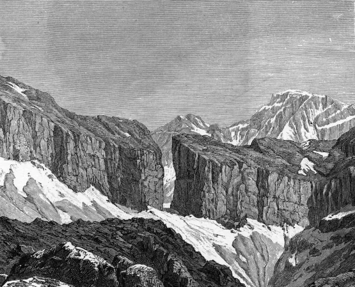 Framed Print : PYRENEES / ROLAND C1880 Framed Print : PYRENEES / ROLAND C1880