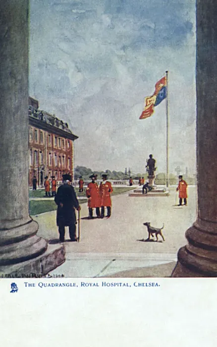 Framed Print : The Quadrangle - Royal Hospital, Chelsea, London Framed Print : The Quadrangle - Royal Hospital, Chelsea, London