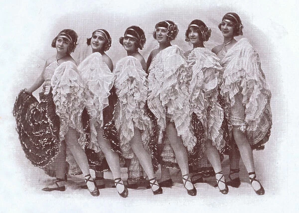 Quadrille dancers at the Moulin Rouge