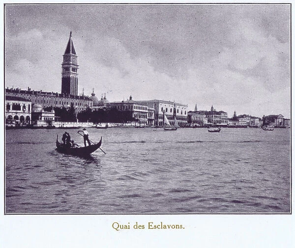 Quai des Esclavons, from the Grand Canal, Venice
