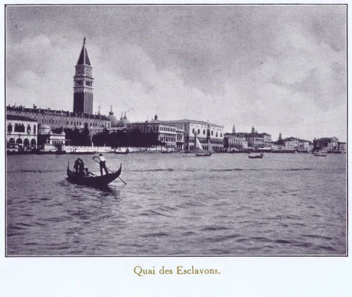 Framed Print : Quai des Esclavons, from the Grand Canal, Venice