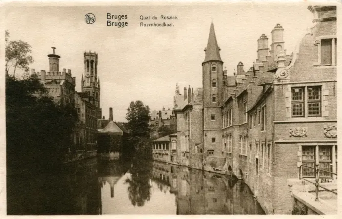 Framed Print : Quai Du Rosaire, Bruges - Brugge Framed Print : Quai Du Rosaire, Bruges - Brugge