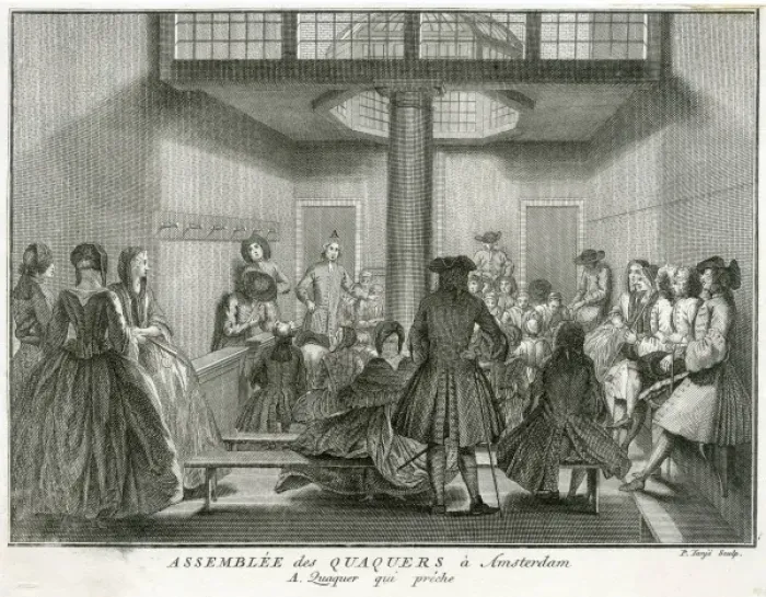 Framed Print : Quakers, Amsterdam Framed Print : Quakers, Amsterdam