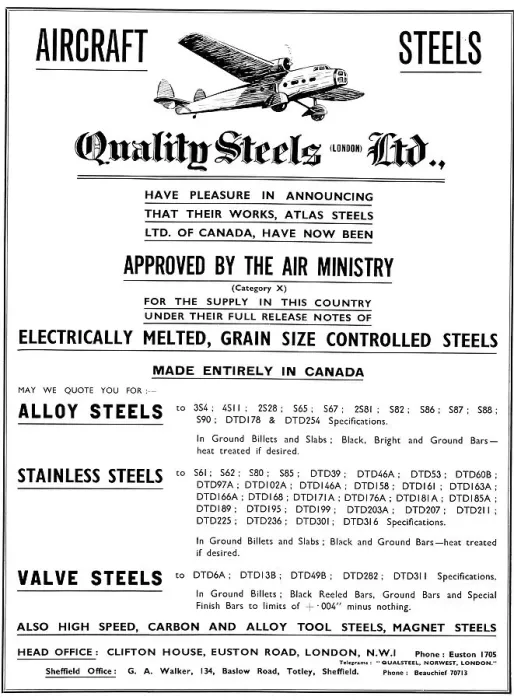 Framed Print : Quality Steels (London) - Atlas Steels Of Canada Framed Print : Quality Steels (London) - Atlas Steels Of Canada