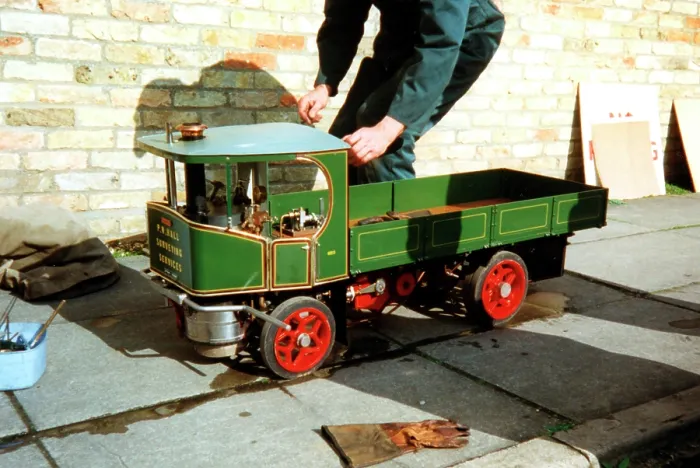 Framed Print : Two and three quarter scale model Clayton Steam Wagon Framed Print : Two and three quarter scale model Clayton Steam Wagon