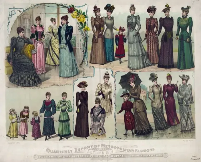 Framed Print : Quarterly report of metropolitan fashions, Autumn 1891 Framed Print : Quarterly report of metropolitan fashions, Autumn 1891