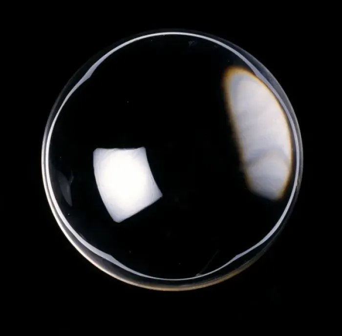 Framed Print : Quartz. A polished ball of quartz (silicon dioxide) from Japan Framed Print : Quartz. A polished ball of quartz (silicon dioxide) from Japan