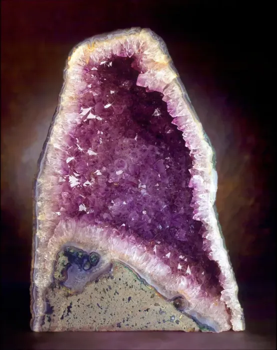Framed Print : Quartz variety amethyst Framed Print : Quartz variety amethyst
