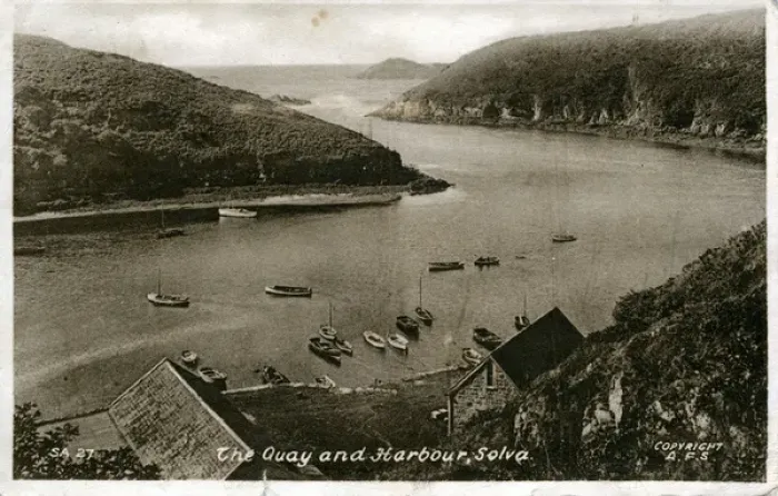 Framed Print : The Quay & Harbour, Solva, Pembrokeshire Framed Print : The Quay & Harbour, Solva, Pembrokeshire