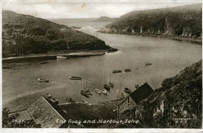 Framed Print : The Quay & Harbour, Solva, Pembrokeshire Framed Print : The Quay & Harbour, Solva, Pembrokeshire