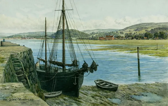 Framed Print : The Quay, Minehead, Somerset Framed Print : The Quay, Minehead, Somerset
