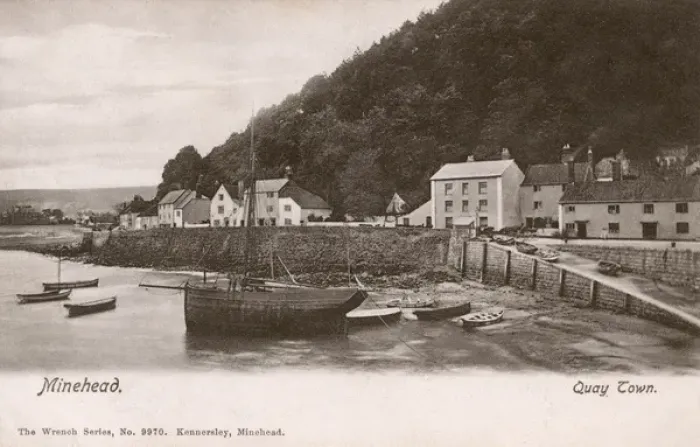 Framed Print : Quay Town, Minehead, Somerset Framed Print : Quay Town, Minehead, Somerset