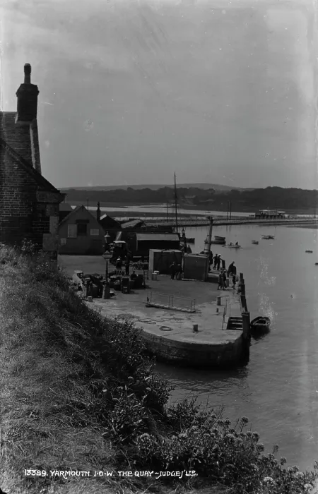 Framed Print : The Quay at Yarmouth Framed Print : The Quay at Yarmouth