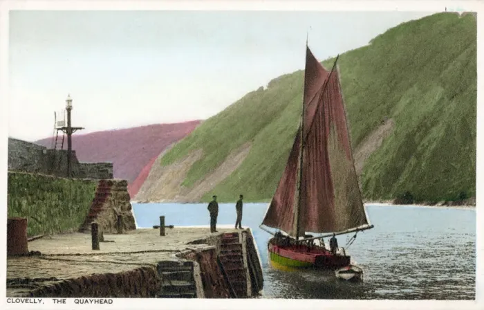 Framed Print : The Quayhead, Clovelly, Devon Framed Print : The Quayhead, Clovelly, Devon