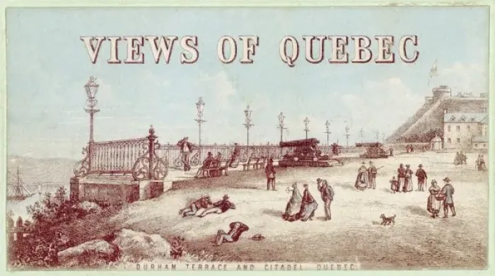 Framed Print : Quebec / Durham Terrace Framed Print : Quebec / Durham Terrace