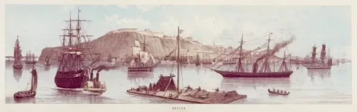 Framed Print : Quebec / General / From Sea Framed Print : Quebec / General / From Sea