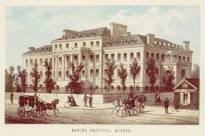 Framed Print : Quebec / Marine Hospital Framed Print : Quebec / Marine Hospital