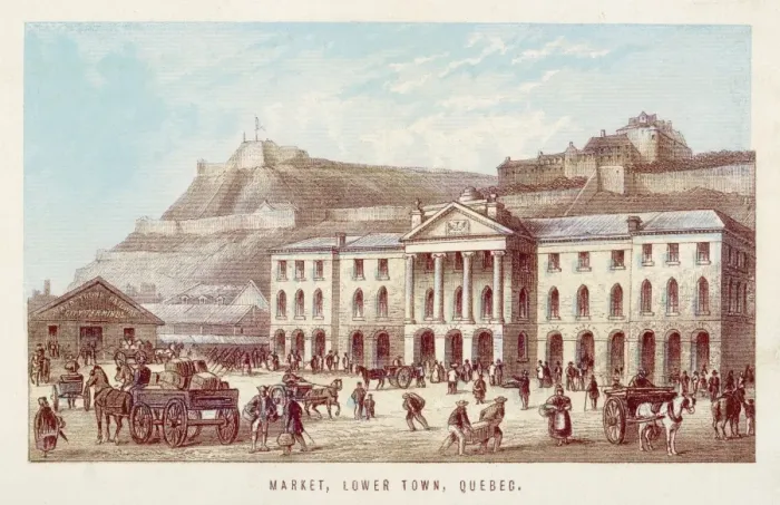 Framed Print : Quebec / Market / Lower Town Framed Print : Quebec / Market / Lower Town