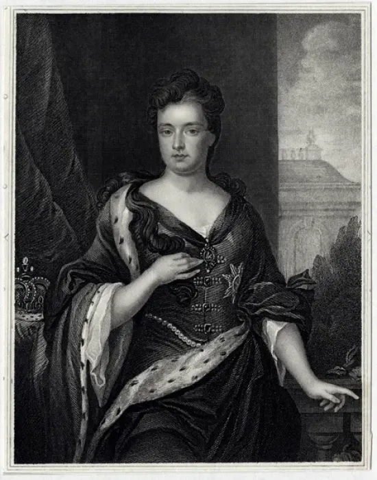 Framed Print : Queen Anne / Aft Kneller Framed Print : Queen Anne / Aft Kneller