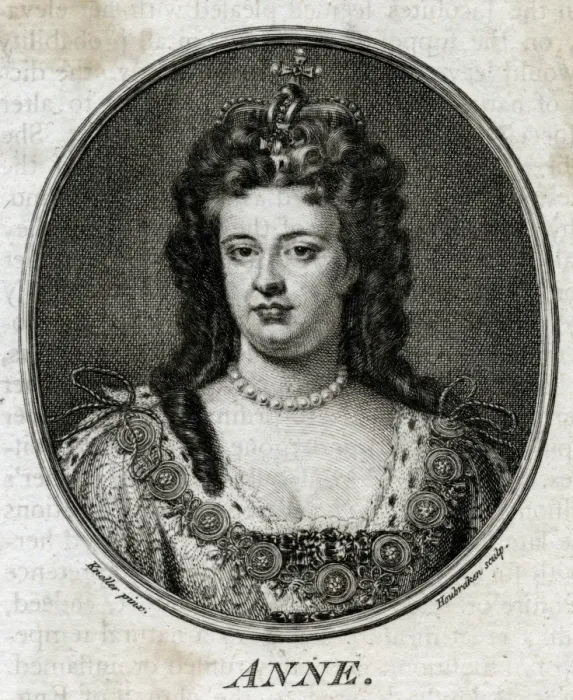 Framed Print : Queen Anne / Houbraken Framed Print : Queen Anne / Houbraken