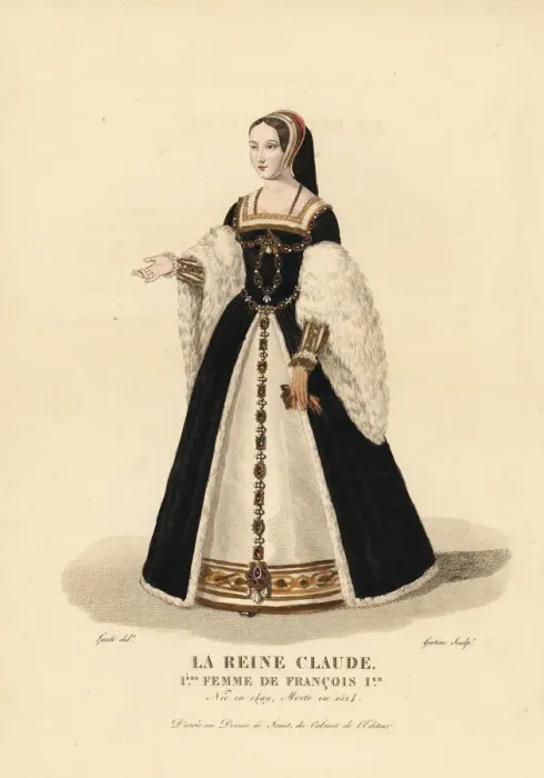 Framed Print : Queen Claude, first wife of King Francis I, 1499-1524 Framed Print : Queen Claude, first wife of King Francis I, 1499-1524
