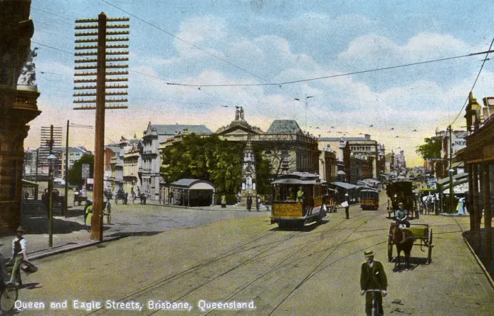 Framed Print : Queen and Eagle Streets, Brisbane, Queensland, Australia Framed Print : Queen and Eagle Streets, Brisbane, Queensland, Australia