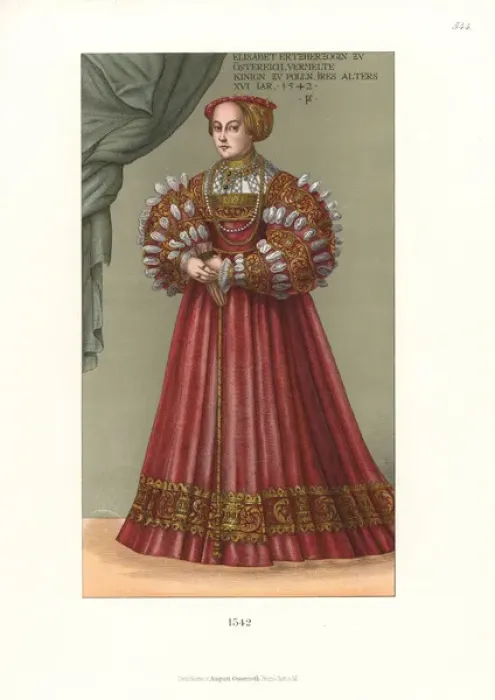 Framed Print : Queen Elisabeth of Poland, born Archduchess Framed Print : Queen Elisabeth of Poland, born Archduchess