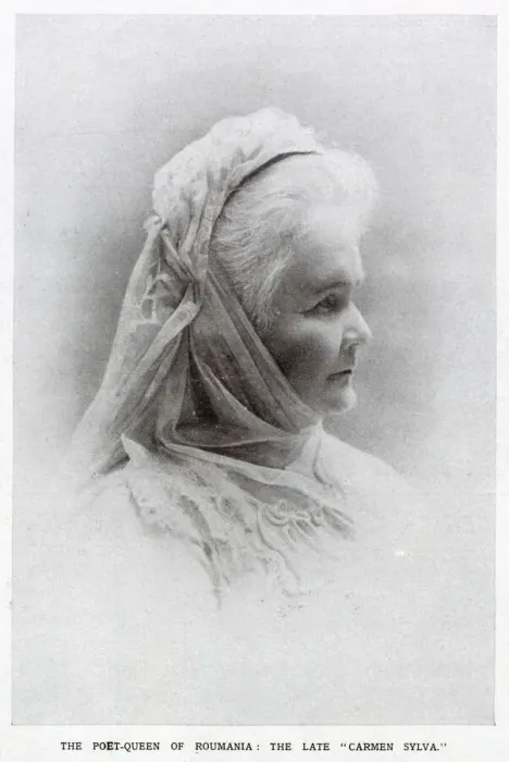 Framed Print : Queen Elizabeth, Dowage, Queen of Roumania (1843 - 1916)