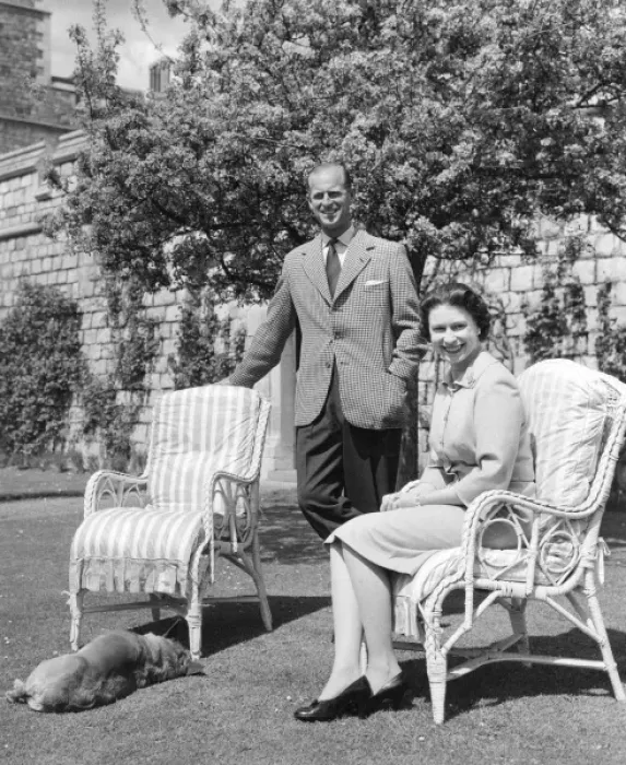 Framed Print : Queen Elizabeth II and Duke of Edinburgh, 1959