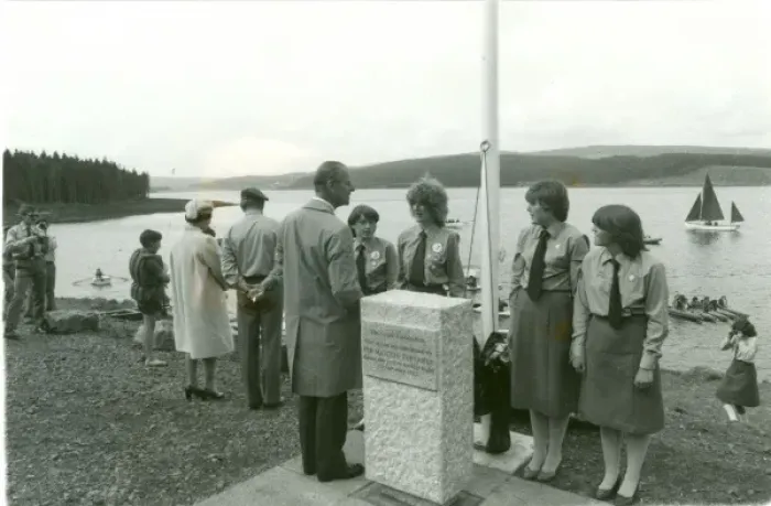 Framed Print : Queen Elizabeth II at Kielder Water Framed Print : Queen Elizabeth II at Kielder Water
