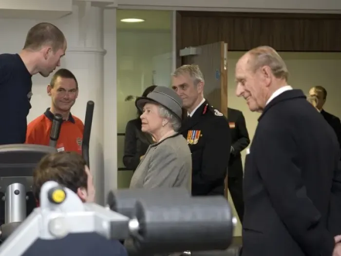 Framed Print : Queen Elizabeth II opening the new LFB Headquarters Framed Print : Queen Elizabeth II opening the new LFB Headquarters