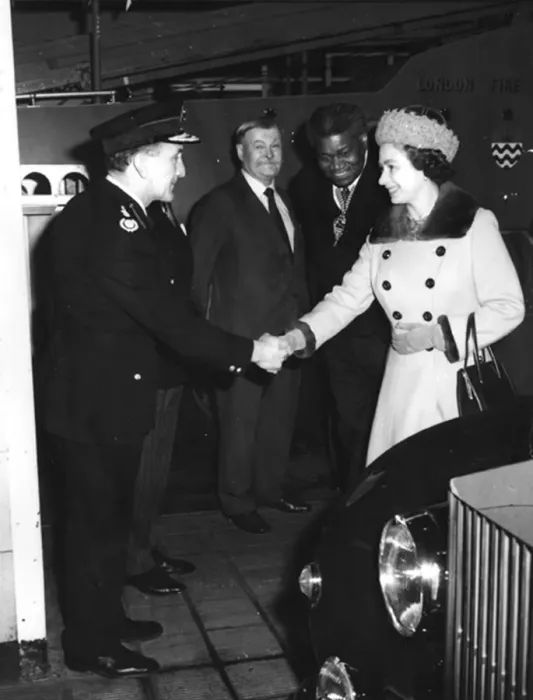 : Queen Elizabeth II visit to LFB Headquarters, Lambeth : Queen Elizabeth II visit to LFB Headquarters, Lambeth