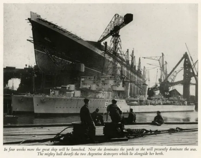 Framed Print : Queen Elizabeth in her ship yard Framed Print : Queen Elizabeth in her ship yard