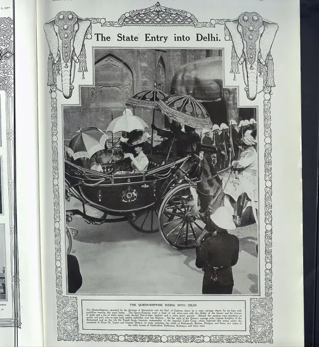 Framed Print : The Queen- Empress riding into Delhi Framed Print : The Queen- Empress riding into Delhi